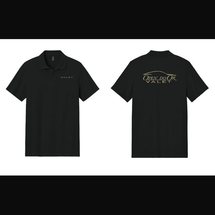 ODV polo, front and back